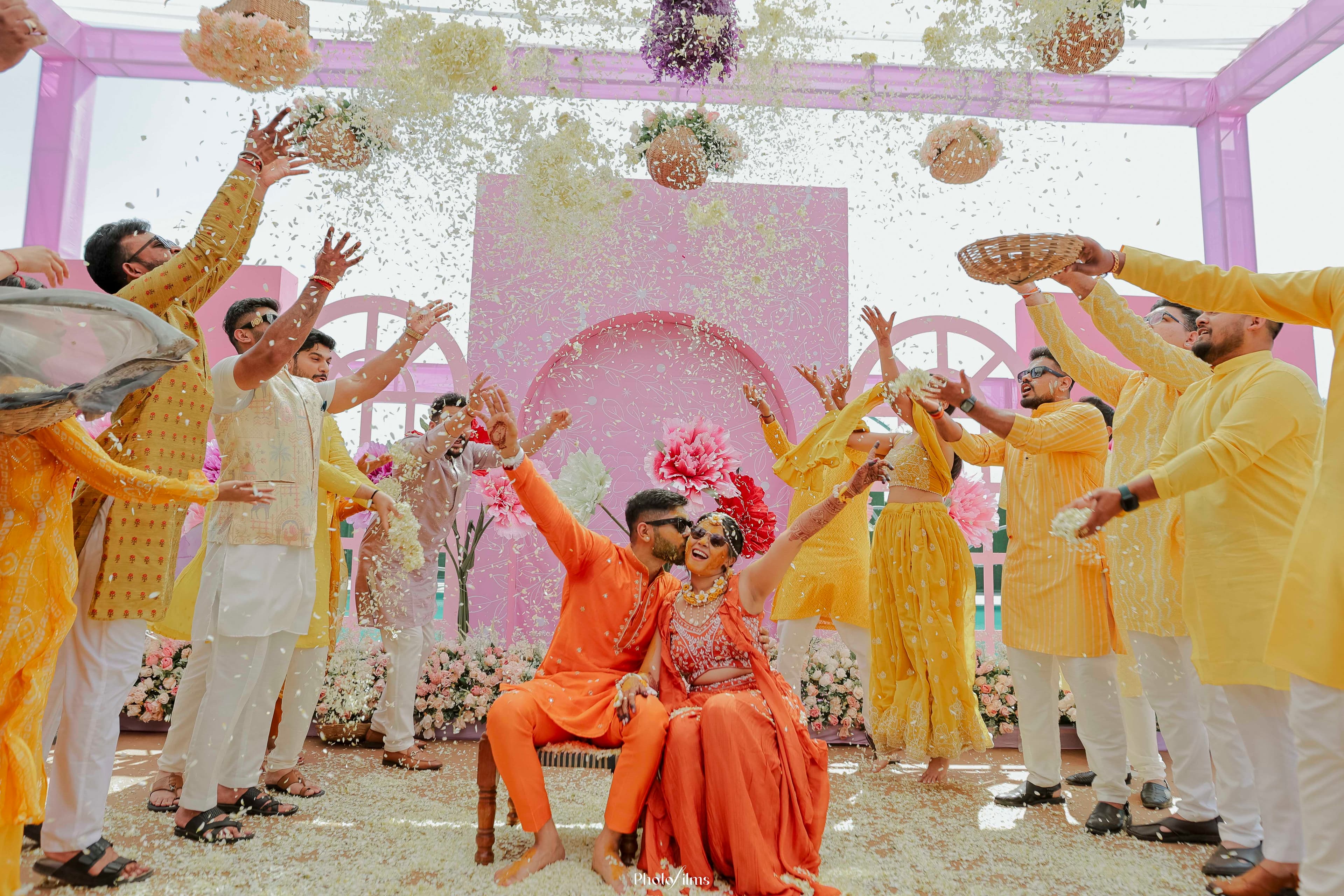 Wedding day moment