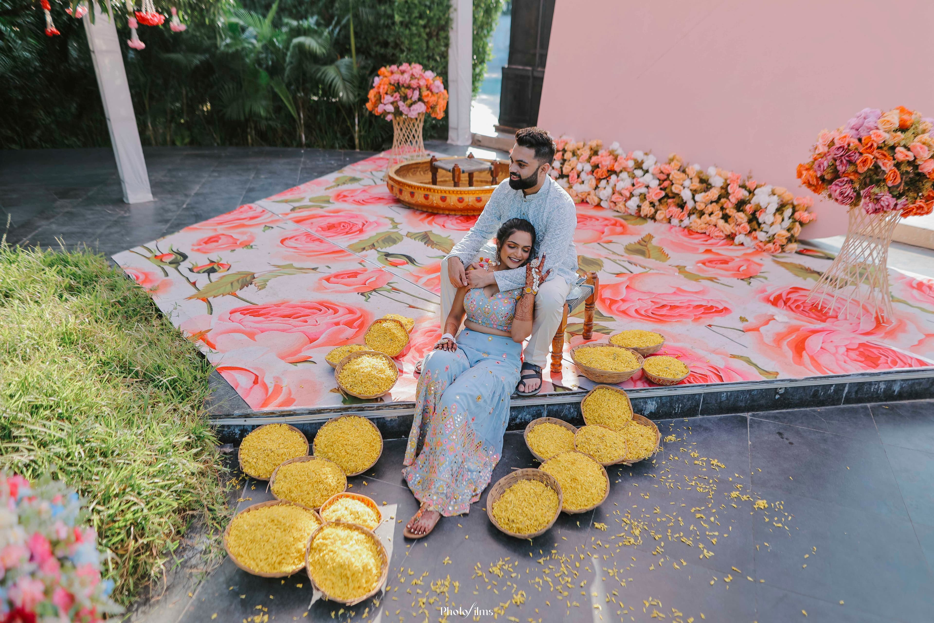 Candid wedding shot